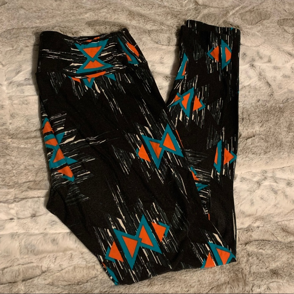 EUC OS Lularoe leggings worn twice